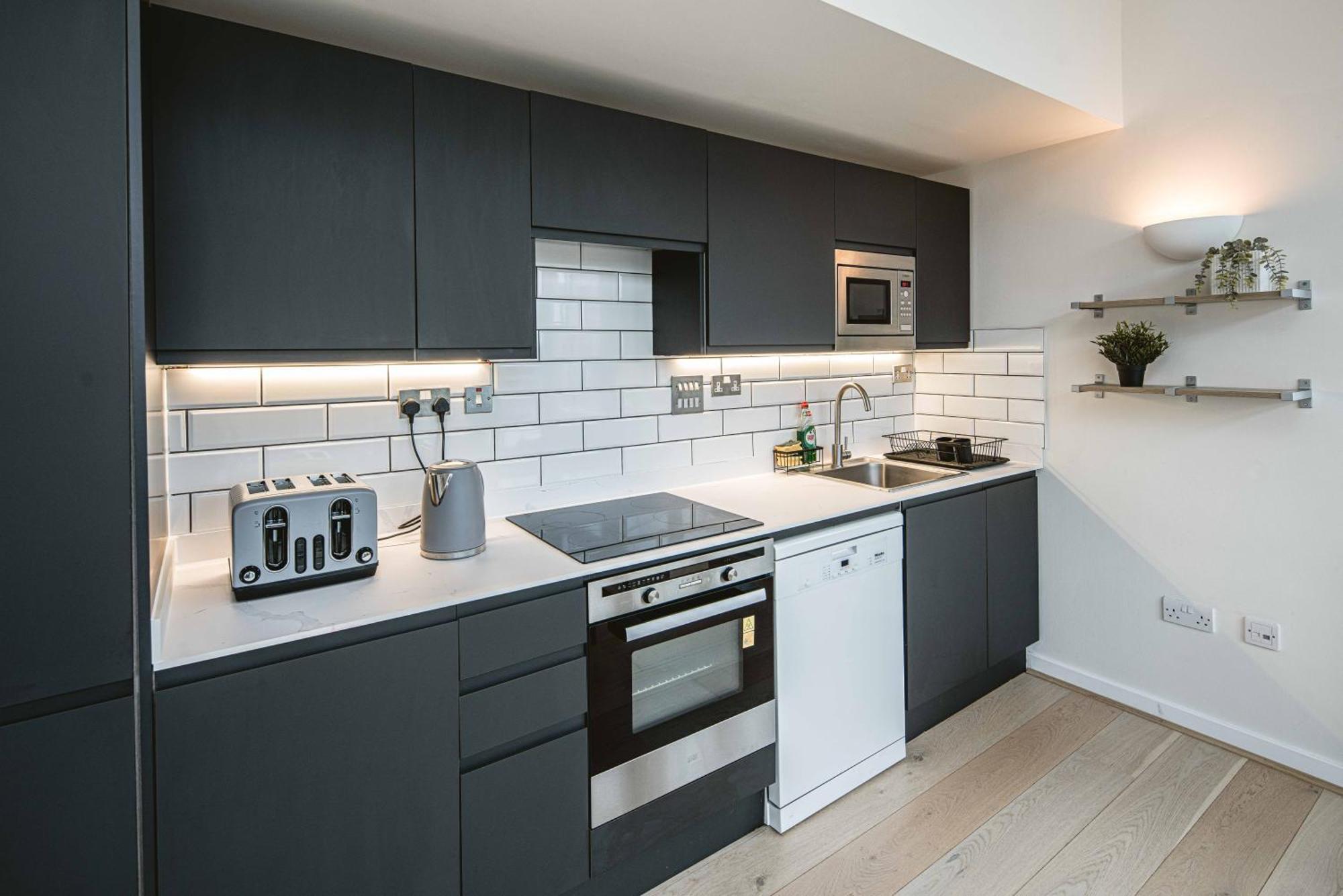 Beautiful Penthouse Apartment With Private Terrace In Greenwich Peninsula London Eksteriør billede