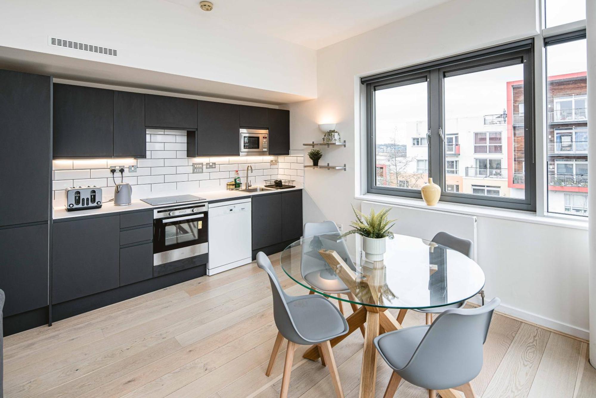 Beautiful Penthouse Apartment With Private Terrace In Greenwich Peninsula London Eksteriør billede